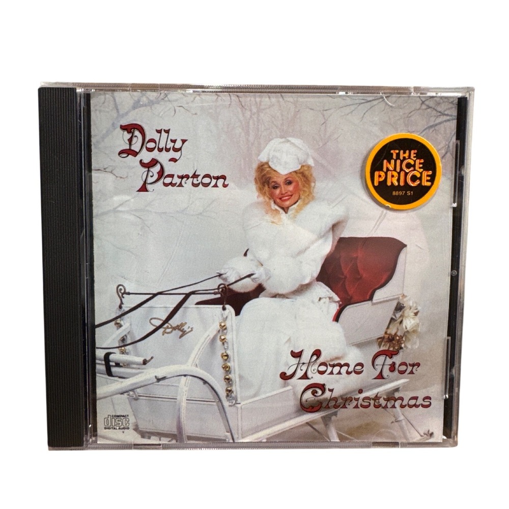 Dolly Parton Home For Christmas CD 1990 Columbia Records CK 46796 Holiday Music